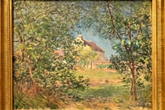la lisière de la forêt au printemps le matin - Alfred Sisley 1885