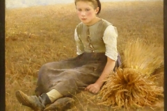 la petite glaneuse - Hugo Salmson 1884